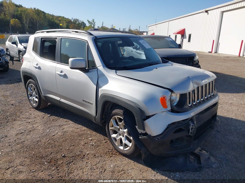 Vin: zaccjabtxfpb85894, lot: 46797975, jeep renegade latitude 20151