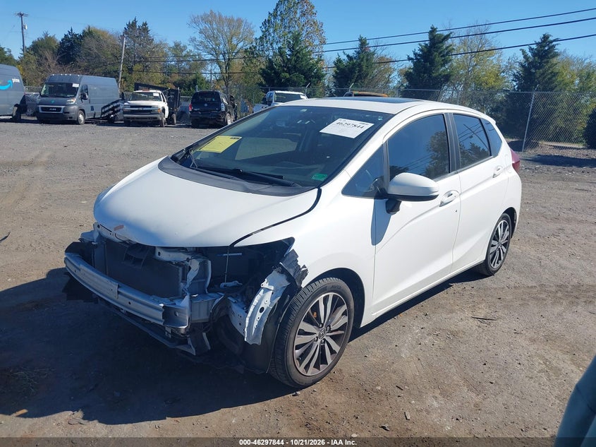 Vin: jhmgk5h76gx019935, lot: 46798007, honda fit ex 20162