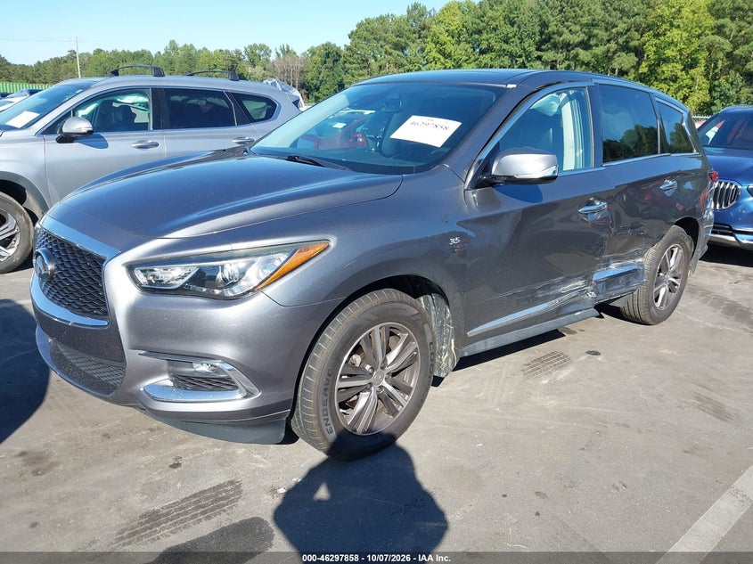 Vin: 5n1dl0mn7kc534401, lot: 46798021, infiniti qx60 pure 20192