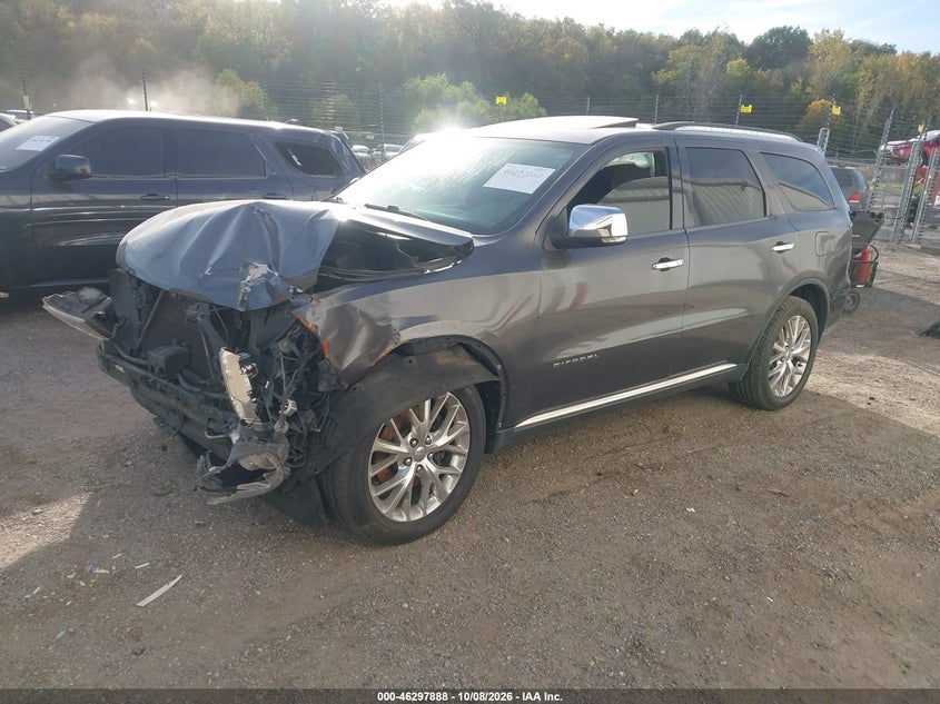 Vin: 1c4rdjeg8ec358119, lot: 46798052, dodge durango citadel 20142