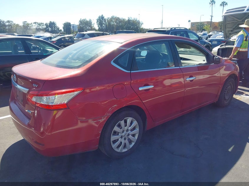 Vin: 3n1ab7ap7dl702654, lot: 46798055, nissan sentra sv 20134