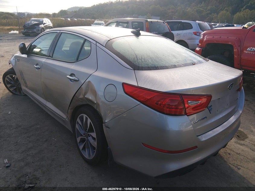 Vin: 5xxgr4a68fg413547, lot: 46798073, kia optima sx turbo 20153