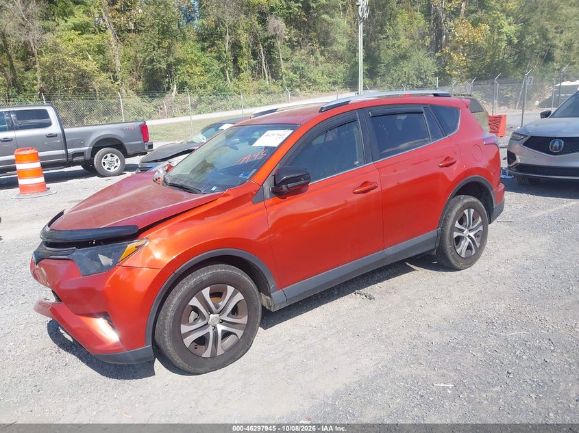 Vin: jtmbfrev5gd178487, lot: 46798109, toyota rav4 le 20162
