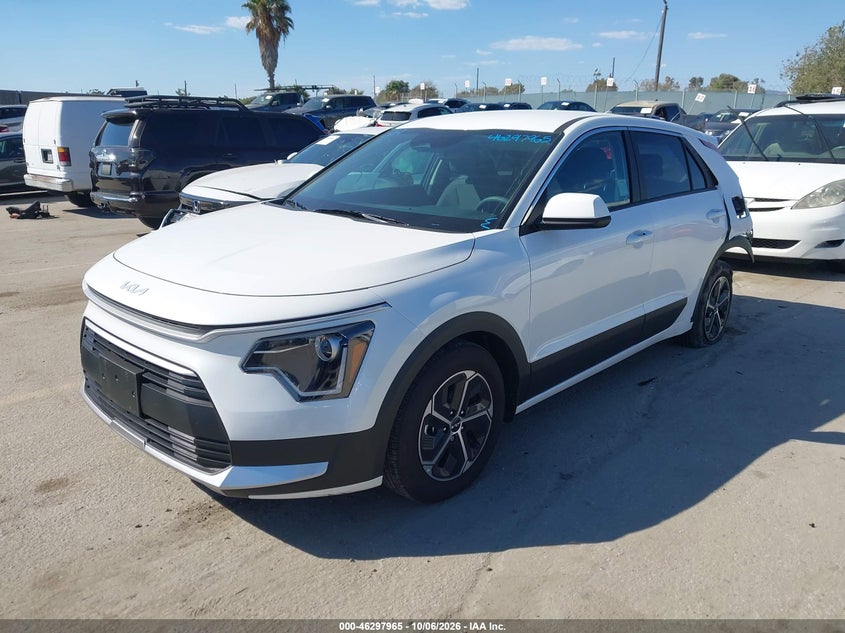 Vin: kndcp3lext5386080, lot: 46798128, kia niro lx 20262
