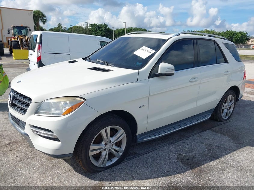 Vin: 4jgda2eb5ca030786, lot: 46798141, mercedes-benz ml 350 bluetec 4matic 20122