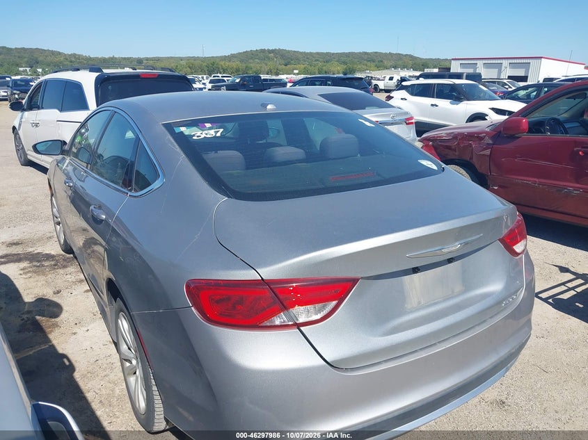 Vin: 1c3cccab0fn668144, lot: 46798149, chrysler 200 limited 20153