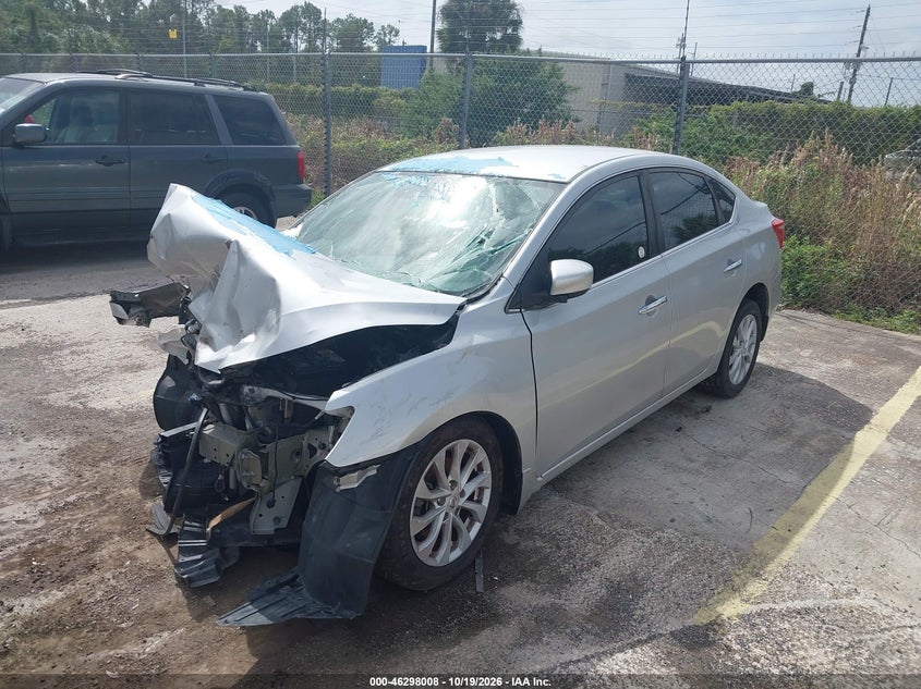 Vin: 3n1ab7ap2jy314522, lot: 46798171, nissan sentra sv 20182