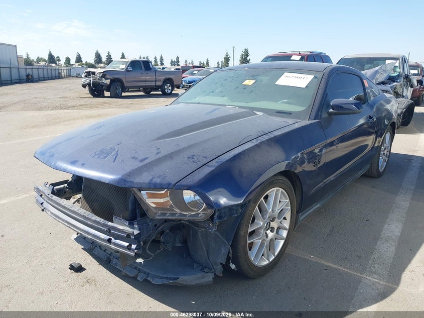 Vin: 1zvbp8am6c5285957, lot: 46798200, ford mustang v6 premium 20122