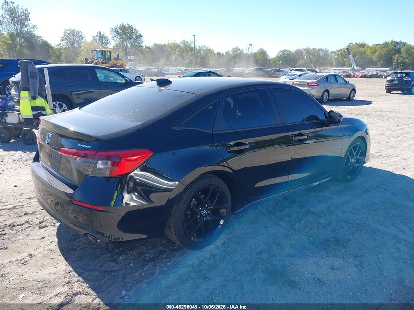 Vin: 2hgfe2f59rh559048, lot: 46798211, honda civic sport 20244