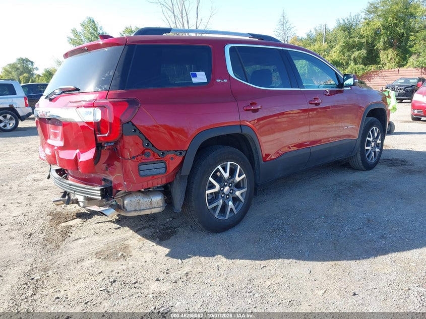Vin: 1gkknkl44pz196684, lot: 46798225, gmc acadia fwd sle 20234