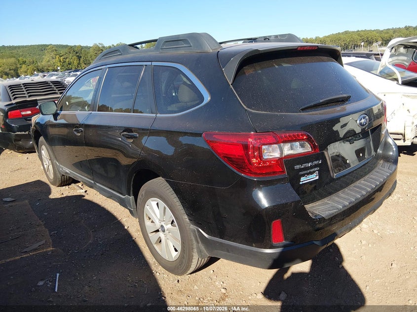 Vin: 4s4bsbdc5f3243180, lot: 46798228, subaru outback 2.5i premium 20153