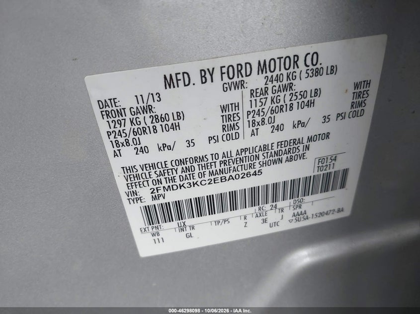 2014 FORD EDGE LIMITED · Фото 9