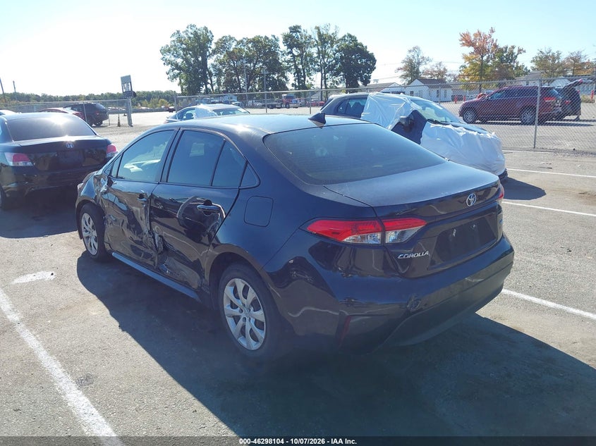 Vin: jtdb4meexp3000203, lot: 46798267, toyota corolla le 20233