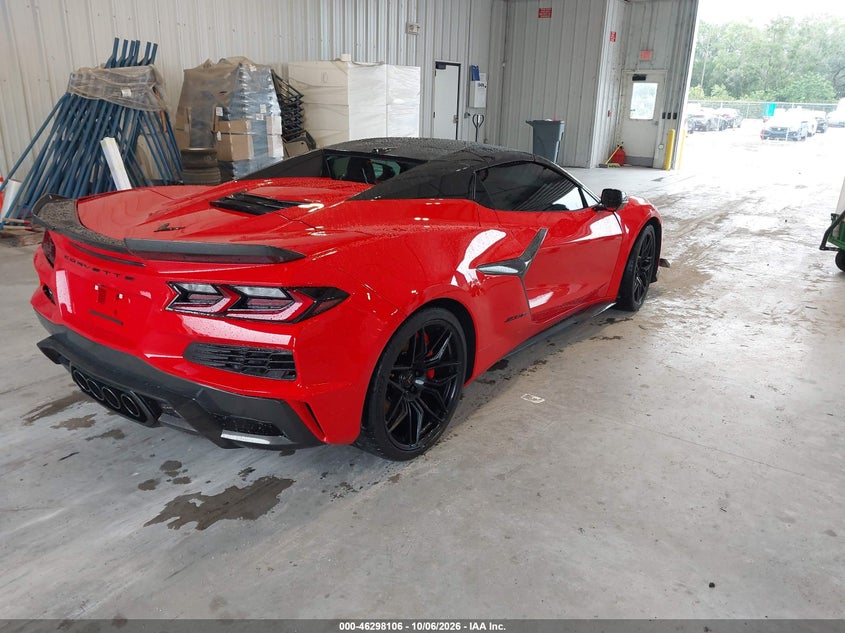 Vin: 1g1yf3d37p5605033, lot: 46798269, chevrolet corvette z06 rwd  3lz 20234