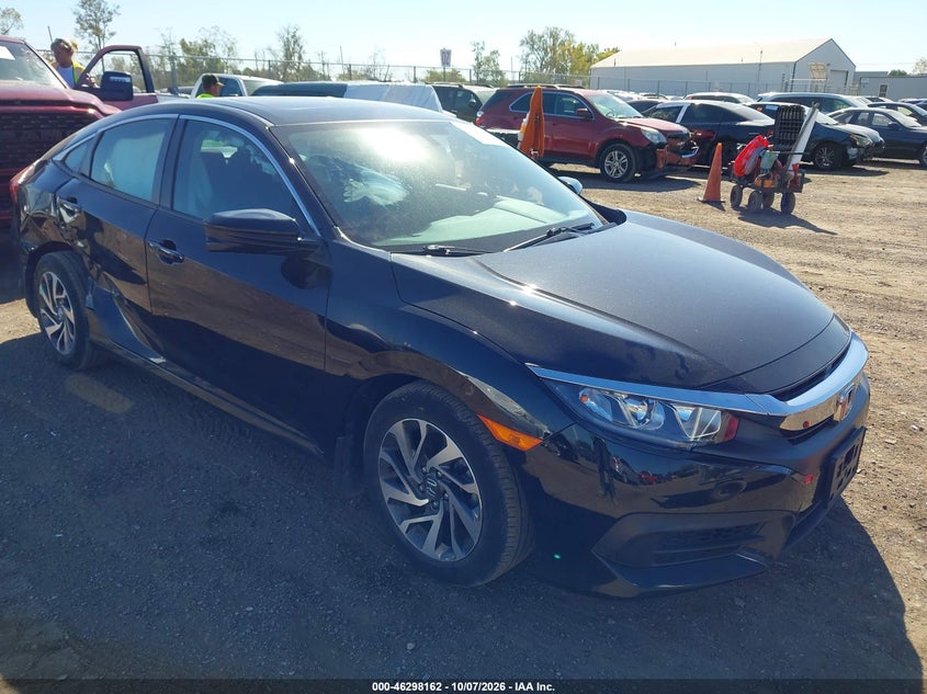 Vin: 2hgfc2f72jh563065, lot: 46798325, honda civic ex 20181