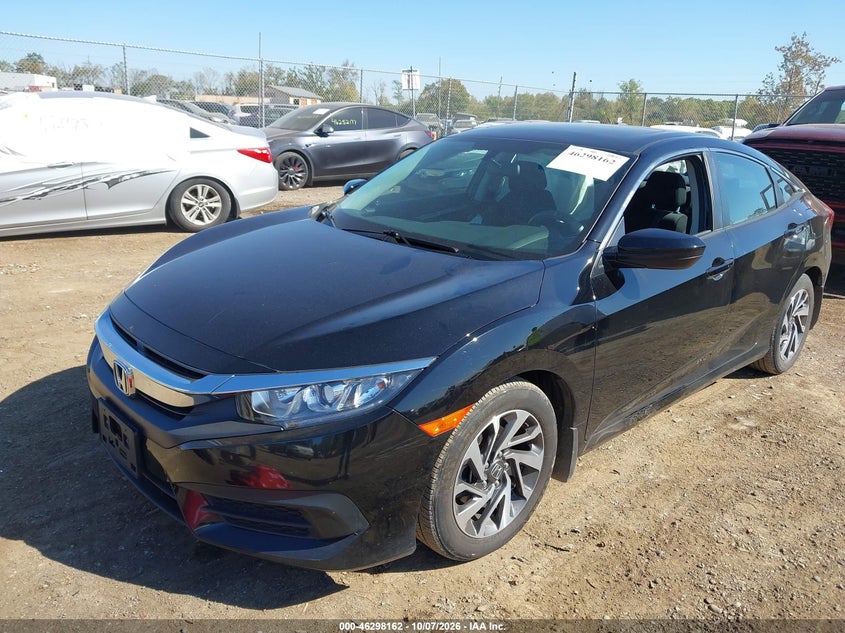 Vin: 2hgfc2f72jh563065, lot: 46798325, honda civic ex 20182