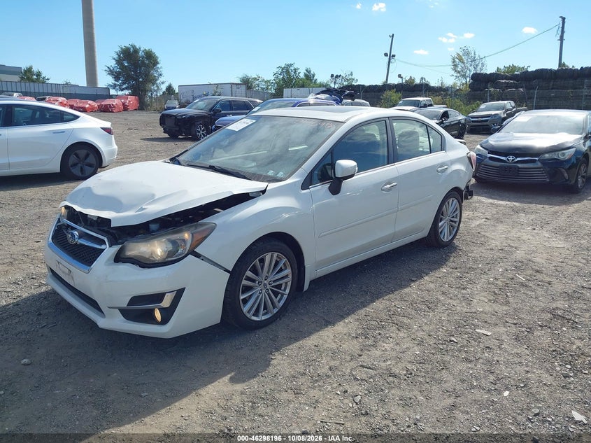 Vin: jf1gjan65fh014698, lot: 46798359, subaru impreza 2.0i limited 20152