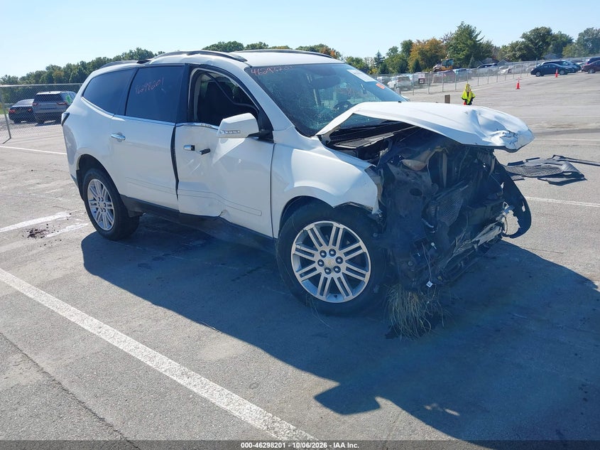 Vin: 1gnkrgkd6ej213552, lot: 46798364, chevrolet traverse 1lt 20141