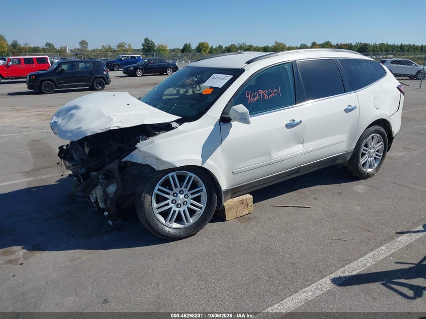 Vin: 1gnkrgkd6ej213552, lot: 46798364, chevrolet traverse 1lt 20142