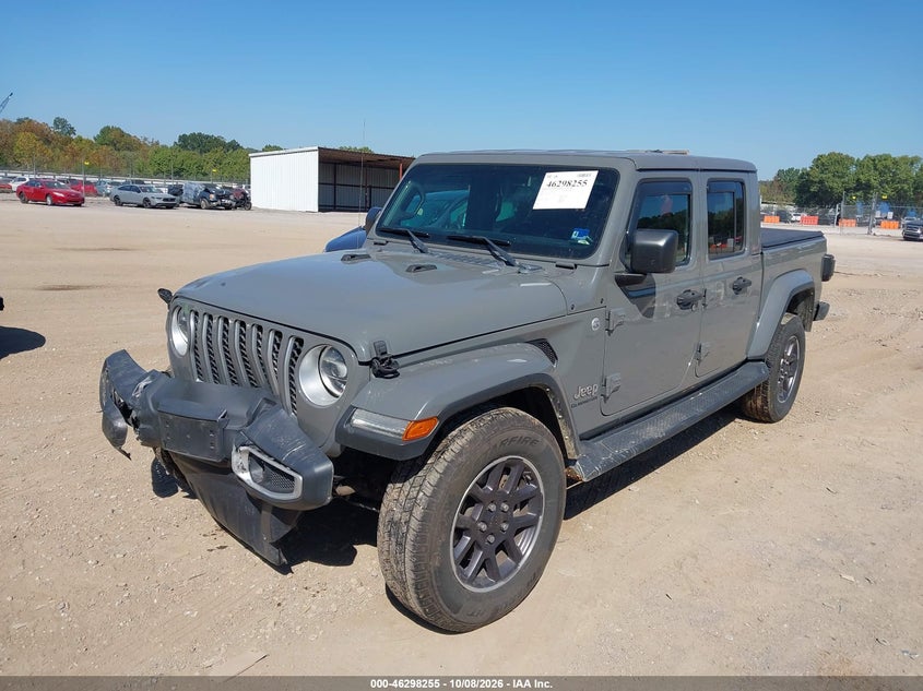 Vin: 1c6hjtfg1ml569201, lot: 46798418, jeep gladiator overland 20212