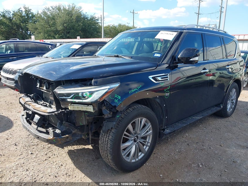 Vin: jn8az2nf8k9681854, lot: 46798431, infiniti qx80 luxe 20192