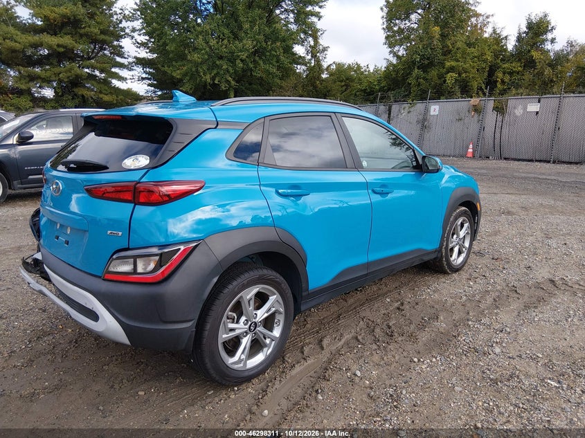 Vin: km8k6cab2pu982976, lot: 46798474, hyundai kona sel 20234