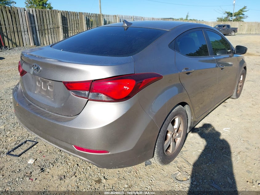 Vin: 5npdh4ae6fh560256, lot: 46798483, hyundai elantra se 20154