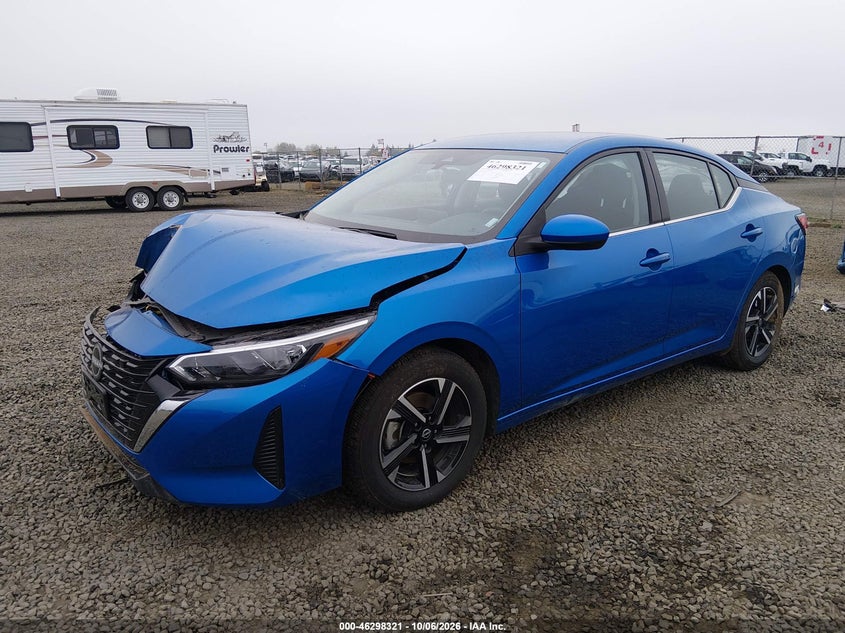 Vin: 3n1ab8cvxsy323312, lot: 46798484, nissan sentra sv 20252