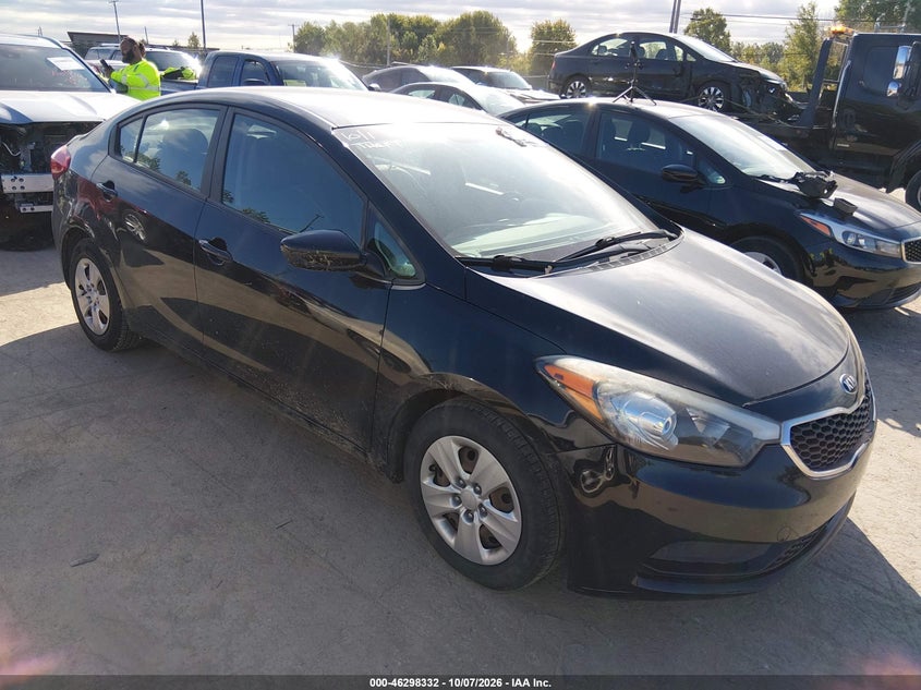 Vin: knafk4a66g5609361, lot: 46798495, kia forte lx 20161