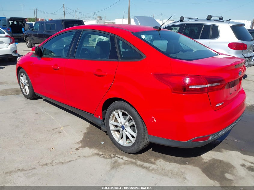 Vin: 1fadp3f20hl304341, lot: 46798497, ford focus se 20173