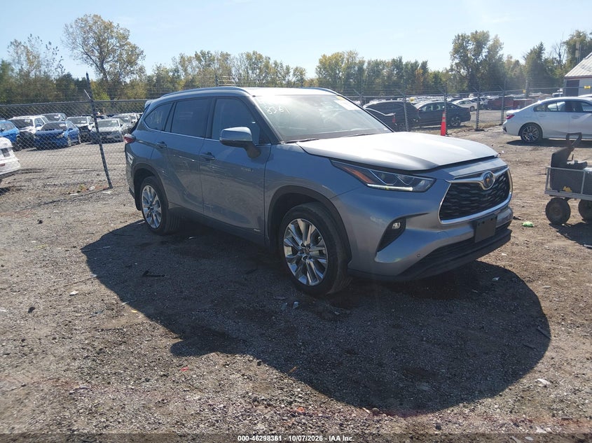 Vin: 5tdxbrch9ms037131, lot: 46798524, toyota highlander hybrid limited 2021 img_1