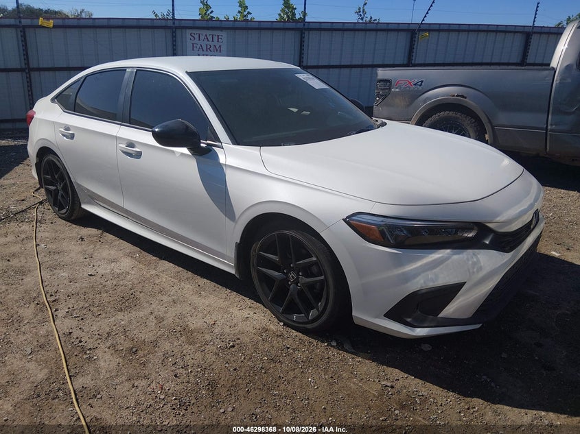Vin: 2hgfe2f57ph552905, lot: 46798531, honda civic sport 20231
