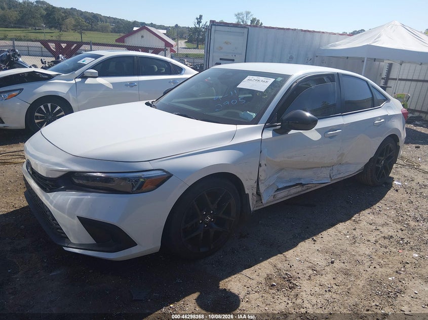 Vin: 2hgfe2f57ph552905, lot: 46798531, honda civic sport 20232