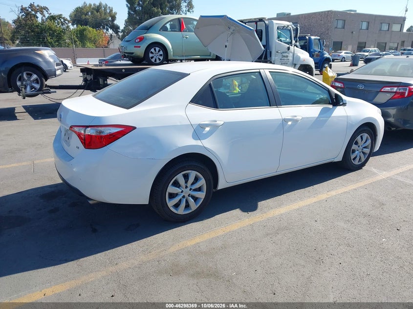 Vin: 2t1burhe3ec220151, lot: 46798532, toyota corolla le 20144