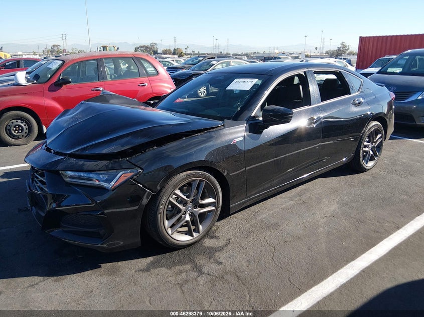 2025 Acura Tlx A-Spec Package, Right Front, IAAI, VIN 19UUB6F5XSA002466 — photo 2