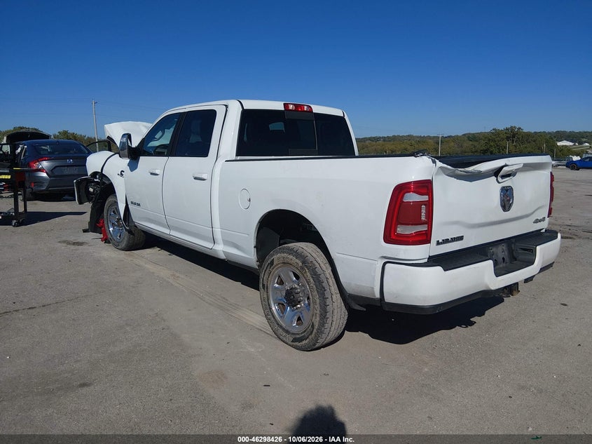 Vin: 3c6ur5fl4pg588665, lot: 46798589, ram 2500 laramie  4x4 6'4 box 20233