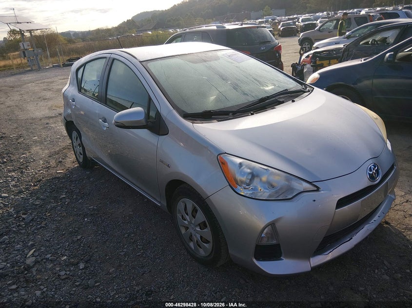 Vin: jtdkdtb38c1527014, lot: 46798591, toyota prius c two 20121