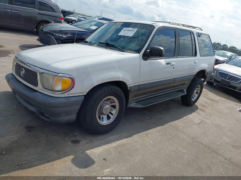 MERCURY MOUNTAINEER 1998 VIN 4M2ZU52P5WUJ43881