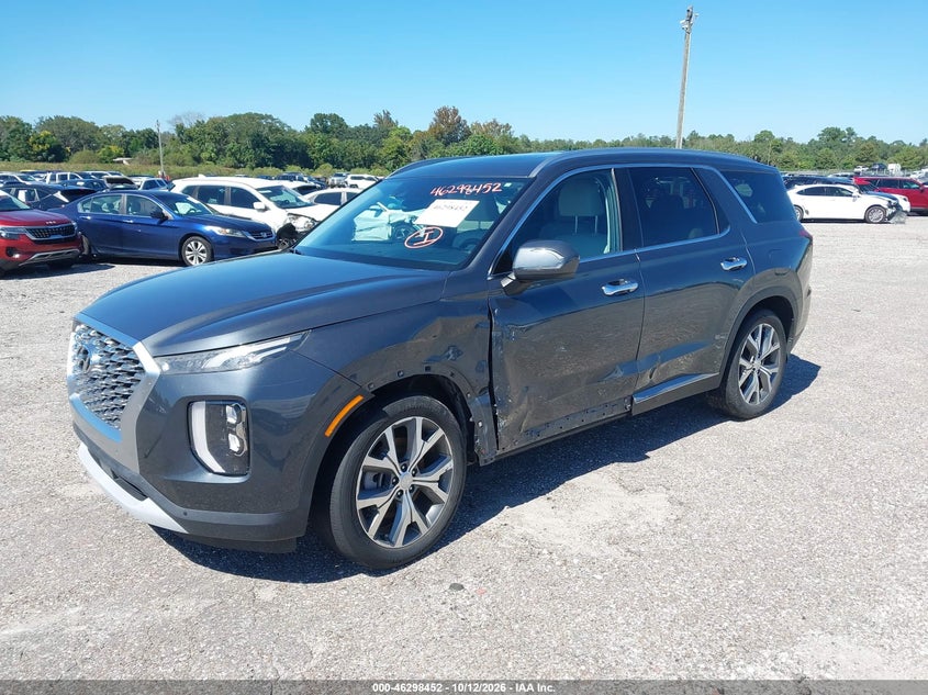 Vin: km8r44he0lu099107, lot: 46798615, hyundai palisade sel 20202