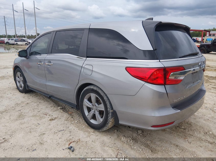 Vin: 5fnrl6h74kb011705, lot: 46798624, honda odyssey ex-l 20193