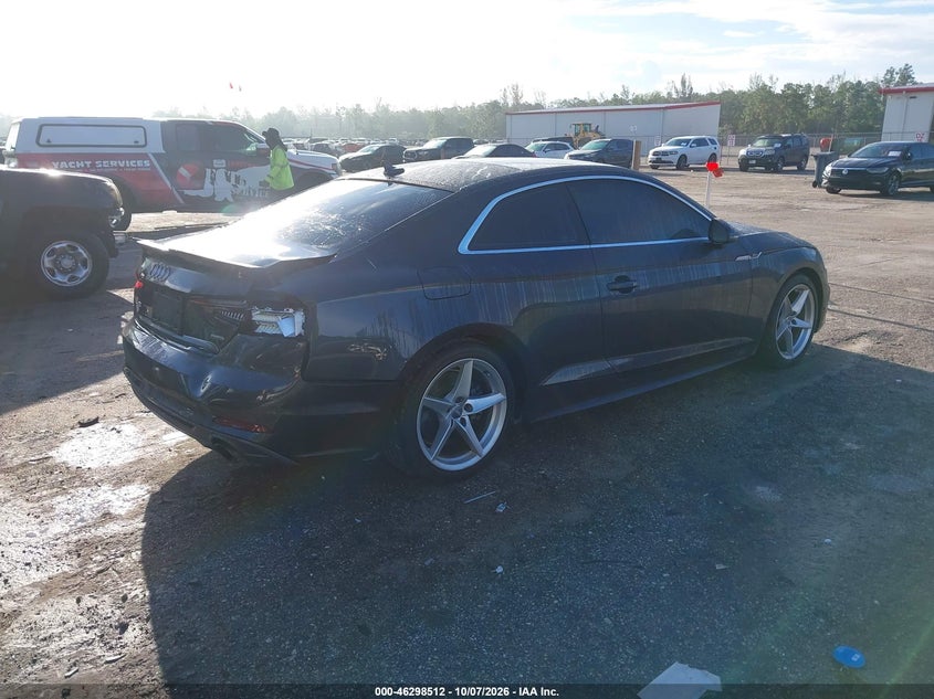 Vin: wausnaf54ka007594, lot: 46798675, audi a5 45 premium 20194