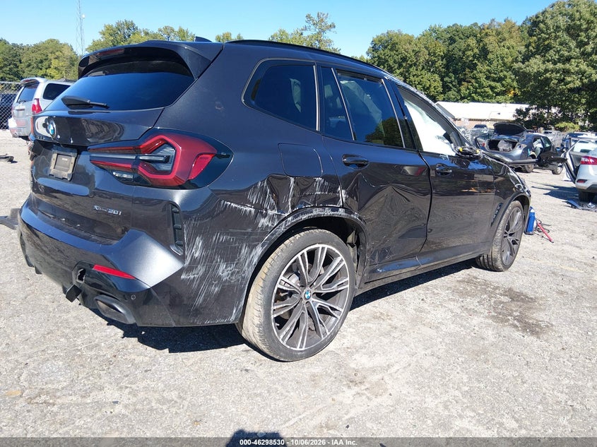 Vin: 5ux53dp06p9r01596, lot: 46798693, bmw x3 xdrive30i 20234