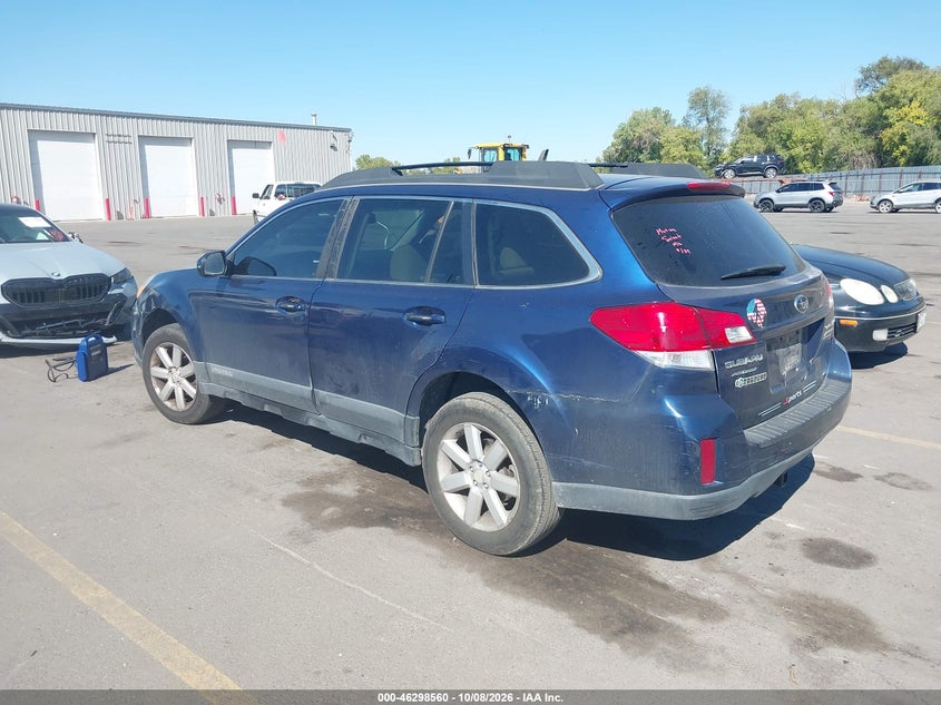 Vin: 4s4brbcc3b3430604, lot: 46798723, subaru outback 2.5i premium 20113