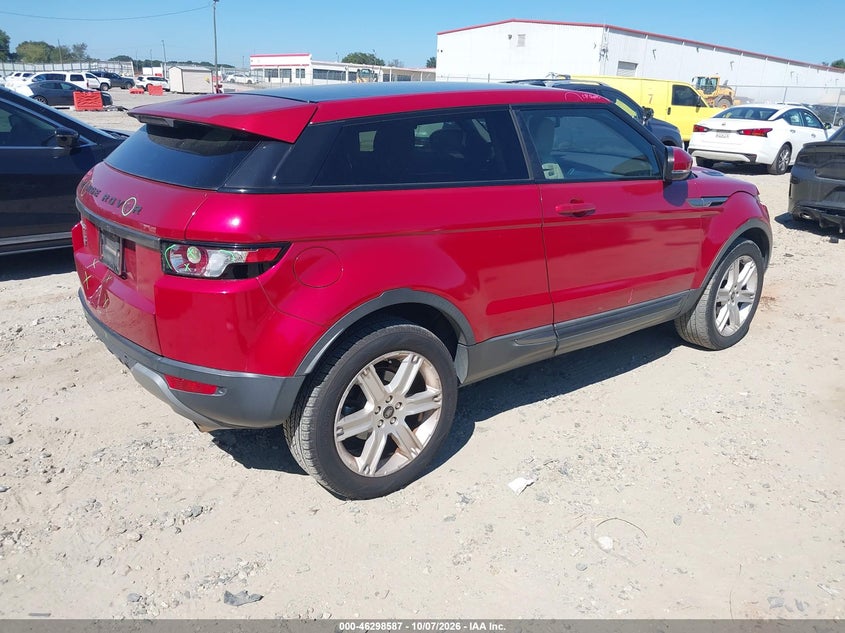 Vin: salvp1bg3dh707725, lot: 46798750, land rover range rover evoque pure plus 20134