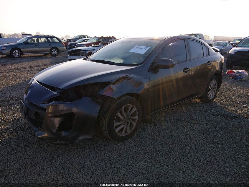Vin: jm1bl1v82c1656767, lot: 46798755, mazda mazda3 i touring 20122