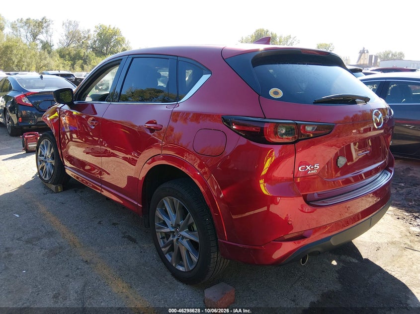 Vin: jm3kfbem4s0699111, lot: 46798791, mazda cx-5 2.5 s premium plus 20253
