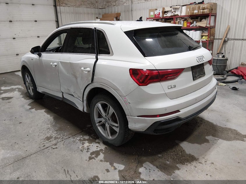Vin: wa1eecf32l1028157, lot: 46798837, audi q3 premium plus 45 tfsi s line quattro tiptronic 20203