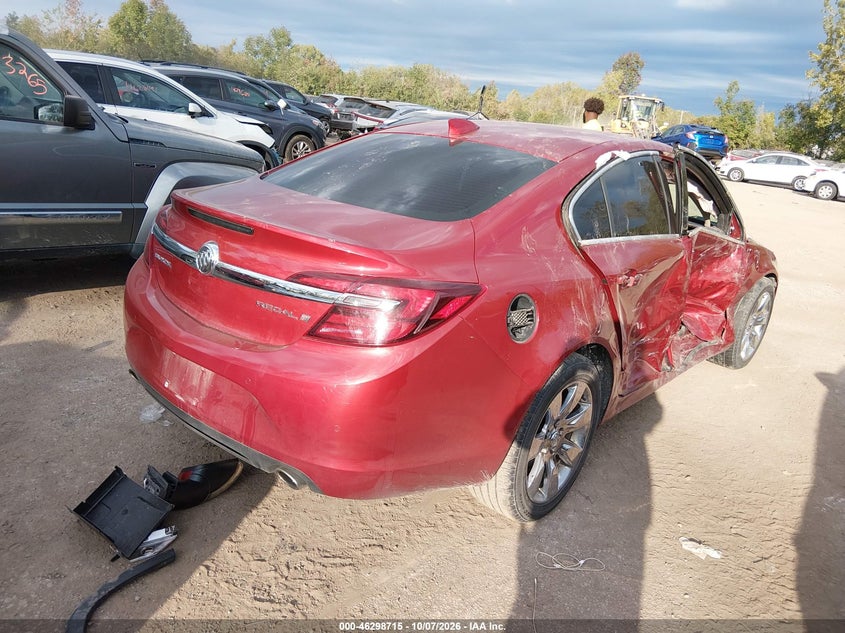 Vin: 2g4gn5ex6f9183465, lot: 46798878, buick regal turbo/e-assist premium i 20154