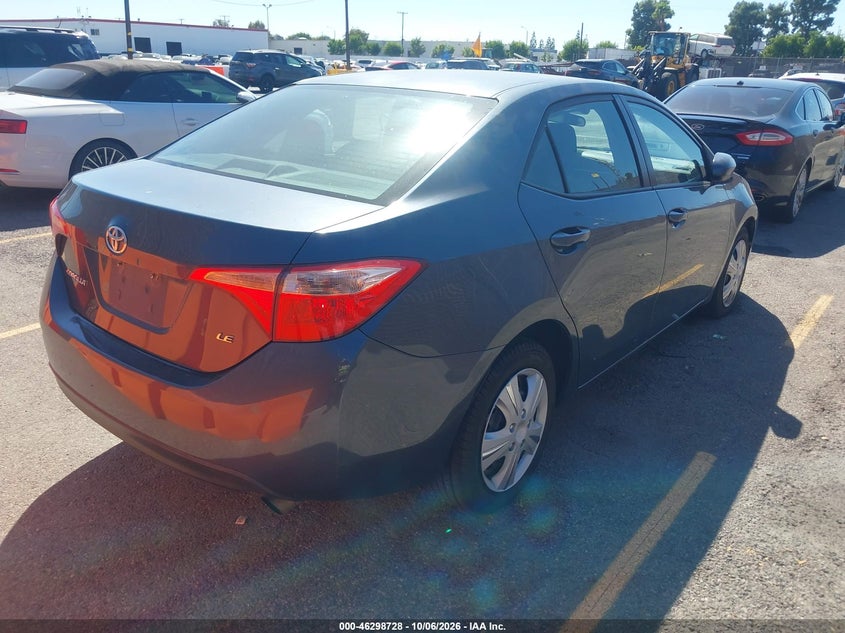 Vin: 2t1burhe9hc856206, lot: 46798891, toyota corolla le 20174