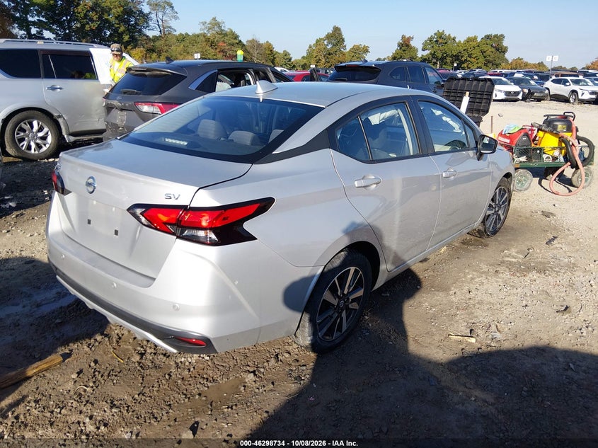 Vin: 3n1cn8ev9ml853199, lot: 46798897, nissan versa sv xtronic cvt 20214